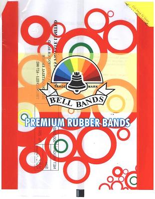 Bell Bands, Premium Rubber Bands Device mark 1827312 Trademark