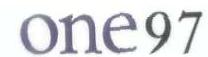 One 97 Device mark 1850771 Trademark