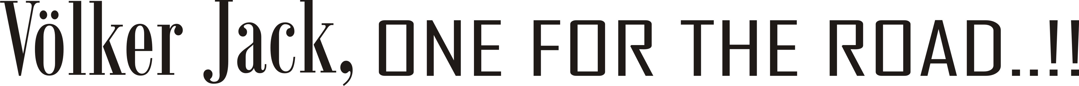 Volker Jack, One For The Road Device mark 1871369 Trademark