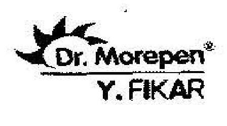 Dr. Morepen Y.fikar Device mark 1880982 Trademark