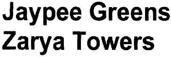 Jaypee Greens Zarya Towers Device mark 1933635 Trademark