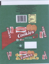 Britannia Cookies (label) Device mark 1981198 Trademark