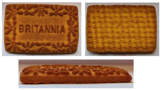 Britannia Biscuit 3d Device mark 5341994 Trademark