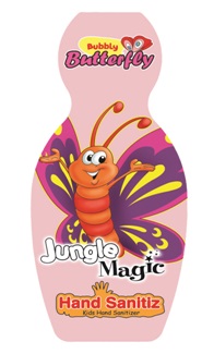 Bubbly Butterfly Jungle Magic Hand Sanitiz Device mark 2968821 Trademark