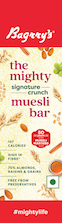 Bagrry's The Mighty Signature Crunch Muesli Bar Device mark 5379500 Trademark