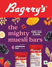 Bagrry's The Mighty Fruits, Nuts & Seeds Muesli Bars Device mark 5379513 Trademark