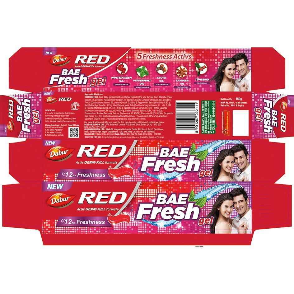 Dabur Red Bae Fresh Gel Device mark 5399326 Trademark