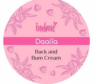 Imbue Daalia Back And Bum Cream Device mark 5411226 Trademark