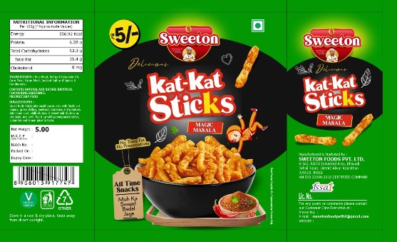 S Sweeton Kat-kat Sticks Device mark 5415587 Trademark