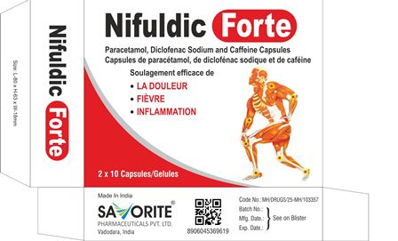 Nifuldic Forte Device mark 5418173 Trademark