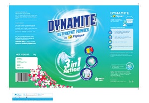 Dynamite Detergent Powder By Flipkart (label) Device mark 5423748 Trademark