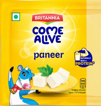 Britannia Come Alive Paneer Device mark 5425676 Trademark