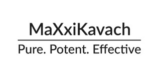 Maxxikavach Pure. Potent. Effective (logo) Device mark 5455345 Trademark