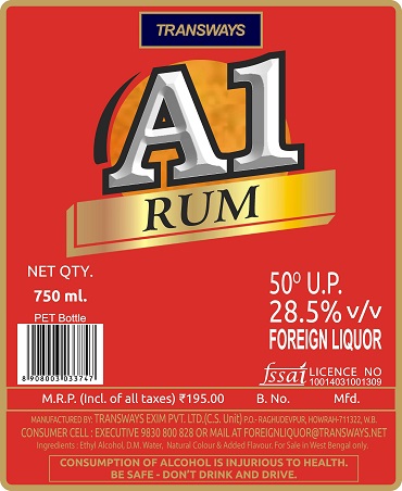 Transways A1 Rum Device mark 5454134 Trademark