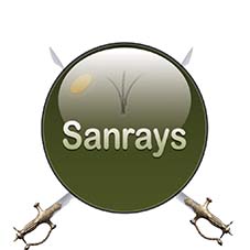 Sanrays (label) Device mark 5484547 Trademark