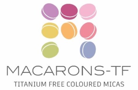 Macarons-tf With Logo Titanium Free Coloured Micas Device mark 5488541 Trademark