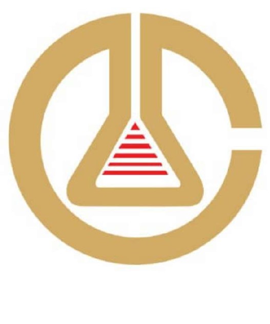 Device Of Circle Of Gold Colour And Laboratory Apparatus In Gold And Red Colour Device mark 5488081 Trademark