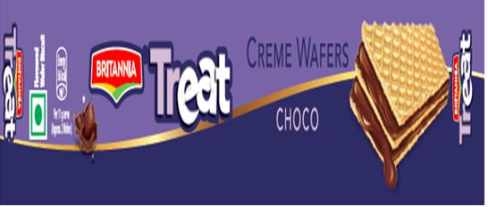 Britannia Treat Creme Wafers Choco Device mark 5488173 Trademark