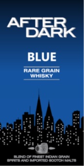 After Dark Blue Rare Grain Whisky (label) Device mark 5498668 Trademark