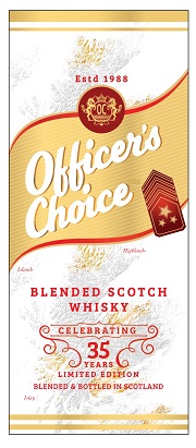 Officer’s Choice Blended Scotch Whisky Device mark 5501055 Trademark