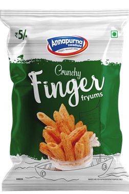 Annapurna Swadisht Crunchy Finger Fryums Device mark 5505151 Trademark