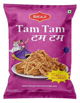 Bikaji Tam Tam (in English & Hindi) Device mark 5508103 Trademark