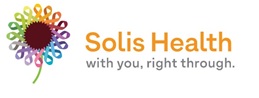 Solis Health With You, Right Through. With Device Device mark 5522813 Trademark