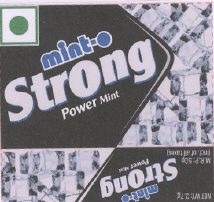 Mint-o Strong (label) Device mark 2137148 Trademark