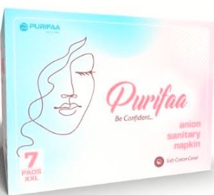 Purifaa With Logo (female Face Caricature) Device mark 5561482 Trademark