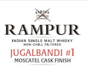 Rampur Indian Single Malt Whisky Non-chill Filtered Jugalbandi #1 Moscatel Cask Finish (label) Device mark 5565197 Trademark