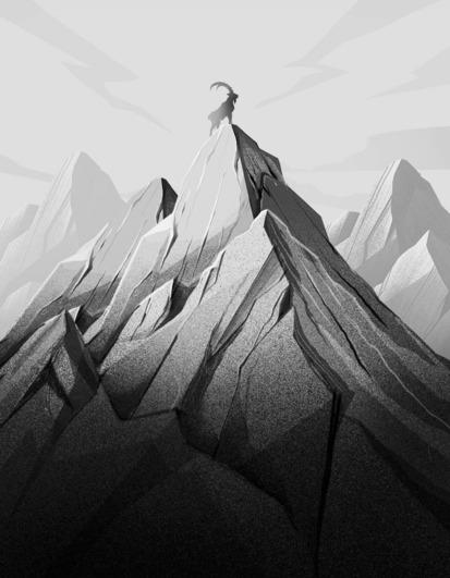 Mountain & Goat Trade Dress Device mark 5574490 Trademark