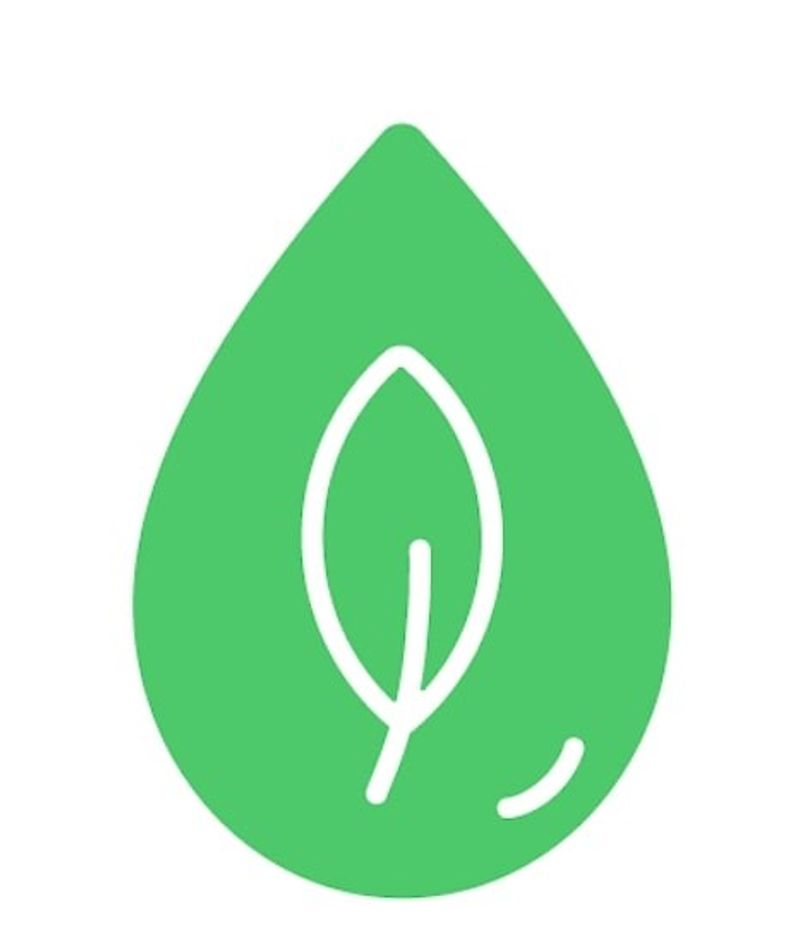 Stylised Image Of A Leaf Inside A Green Droplet Device mark 5579454 Trademark
