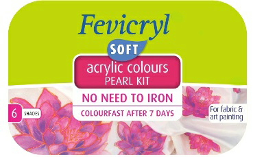 Fevicryl Soft Acrylic Colours Pearl Kit Device mark 2940589 Trademark