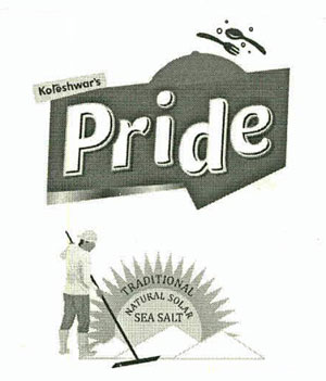 Pride In Artistic Work Along With Word Koteshwar Above And Below Is The Artwork Of Sun And Sea Salt Device mark 5223706 Trademark