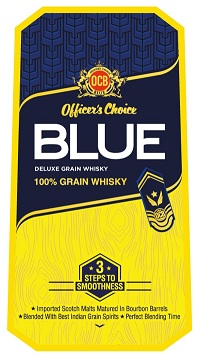 Officer's Choice Blue Deluxe Grain Whisky Device mark 5316744 Trademark