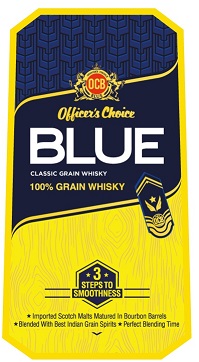 Officer's Choice Blue Classic Grain Whisky Device mark 5316746 Trademark