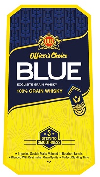 Officer's Choice Blue Exquisite Grain Whisky Device mark 5316747 Trademark