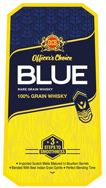 Officer's Choice Blue Rare Grain Whisky Device mark 5316752 Trademark