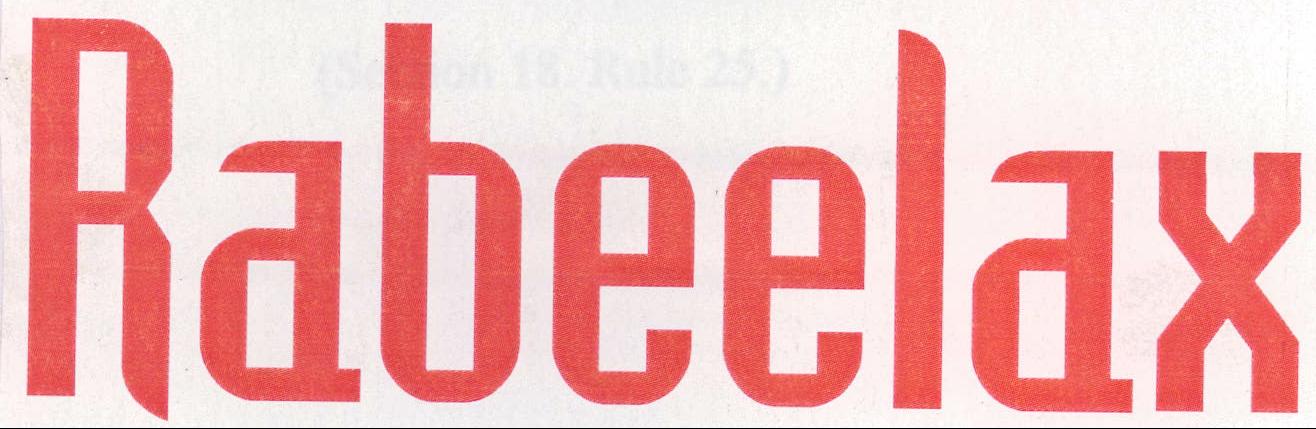 Rabeelax Device mark 2069540 Trademark