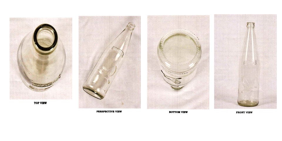Three Dimensional Mark Shape Of A Bottle Device mark 5591576 Trademark
