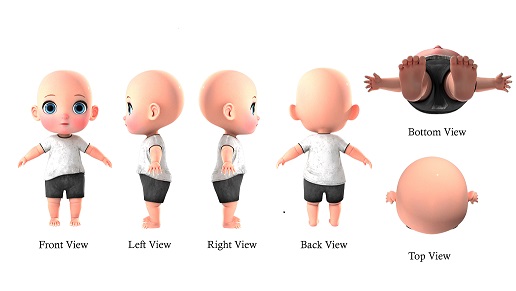 Animated Character Device mark 5597681 Trademark