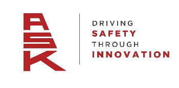 Ask Driving Safety Through Innovations As Lable Device mark 5612734 Trademark