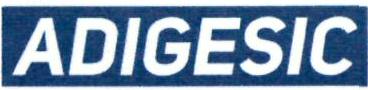 Adigesic Device mark 5628340 Trademark