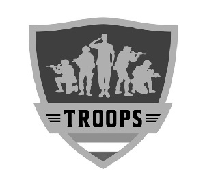 Troops (with Device) Device mark 5630610 Trademark