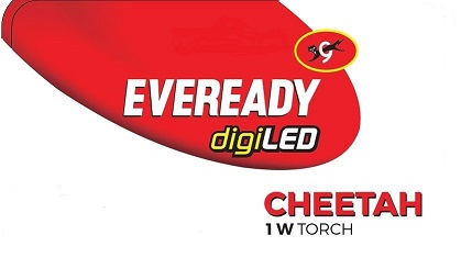 Eveready Digiled Cheetah And Device (label) Device mark 5632371 Trademark