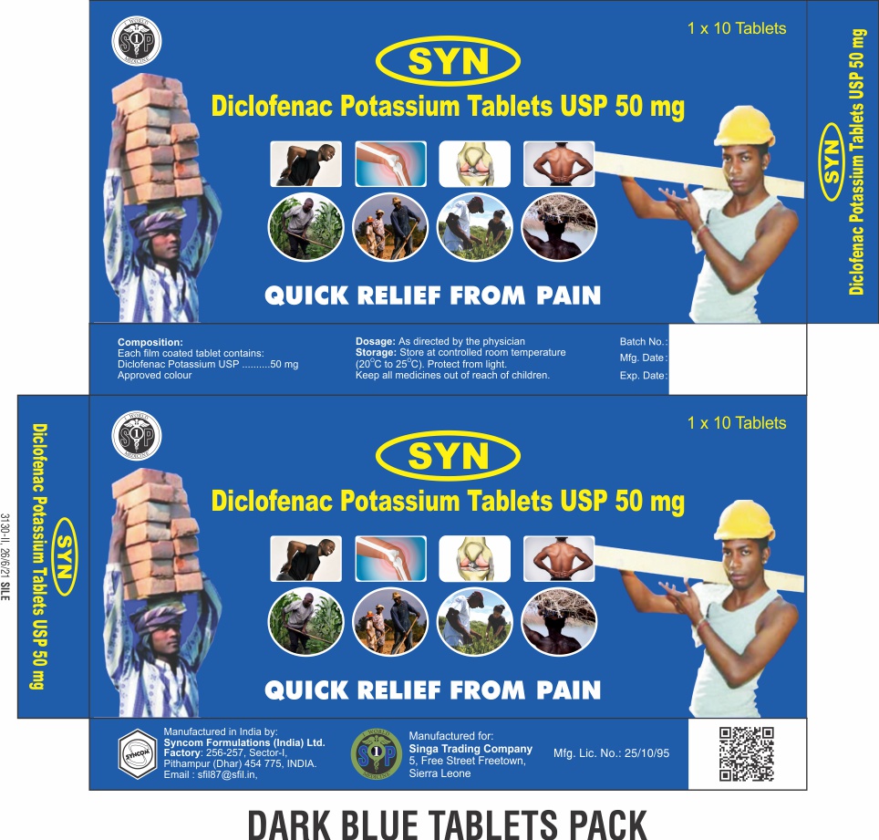 Syn Dilclofenac Device mark 5643270 Trademark