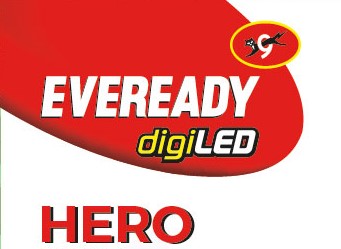 Eveready Digiled Hero And Device (label) Device mark 5647750 Trademark