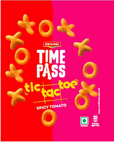 Britannia Time Pass Tic Tac Toe Spicy Tomato Device mark 5659761 Trademark