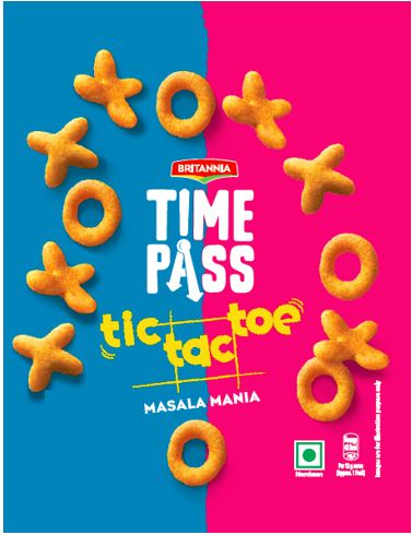 Britannia Time Pass Tic Tac Toe Masala Mania Device mark 5659762 Trademark