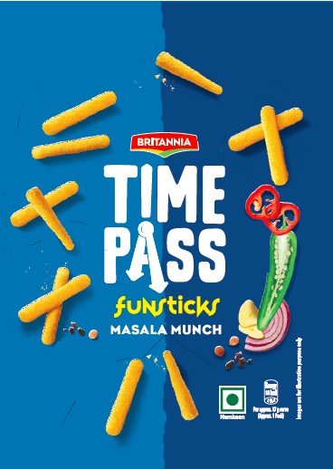Britannia Time Pass Funsticks Masala Munch Device mark 5659764 Trademark